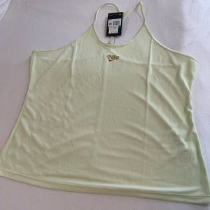 Nike Slim Fit Racerback Tank Top Dri-Fit. Lime Green Size XL NWT